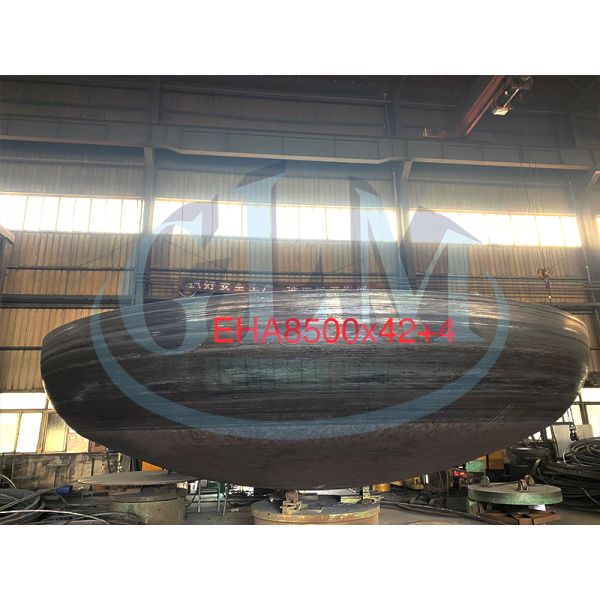 Diameter 4200mm Torispherical Dish Ends, ASME Code Heads For Industrial Use