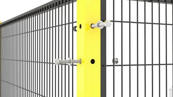 Quality Temporary Removable Metal Wire Mesh Fencing Galvanized 1.2M For Workshop / Warehouse for sale
