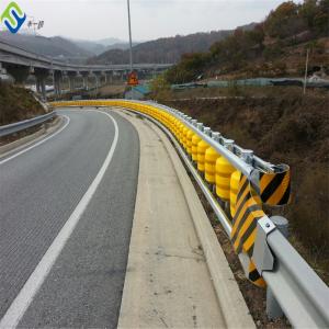  Steel Safety Roller Barrier Galvanized W Beams For Highway Guardrail Road Manufactures