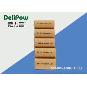 Customized SC2600 SC2000 SC2100 NIMH Rechargeable Battery With MSDS