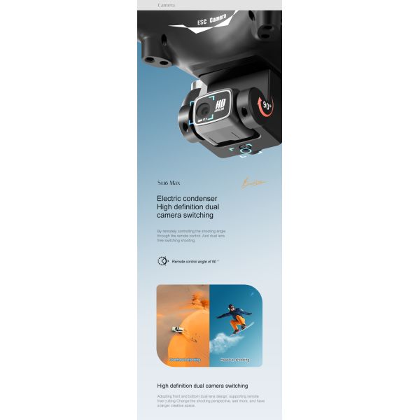 Intelligent Obstacle Avoidance Mini Four-axis Brushless Drone with Strong Endurance and Beginner Operator Skill Level