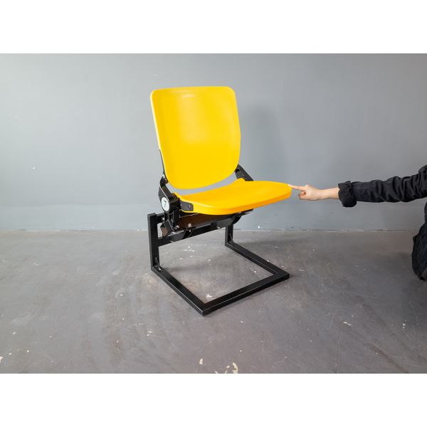 TUV Standard Riser Mounted Brackets Plastic Stadium Chair