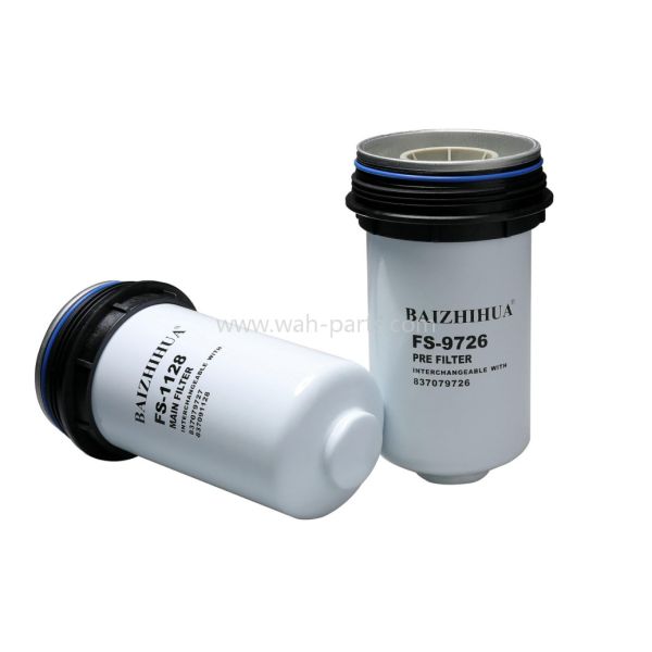 Fuel filter kit, replaceable V837091436, 837079726+837091128 Compatible with Agco Massey Ferguson 4608 4707 models