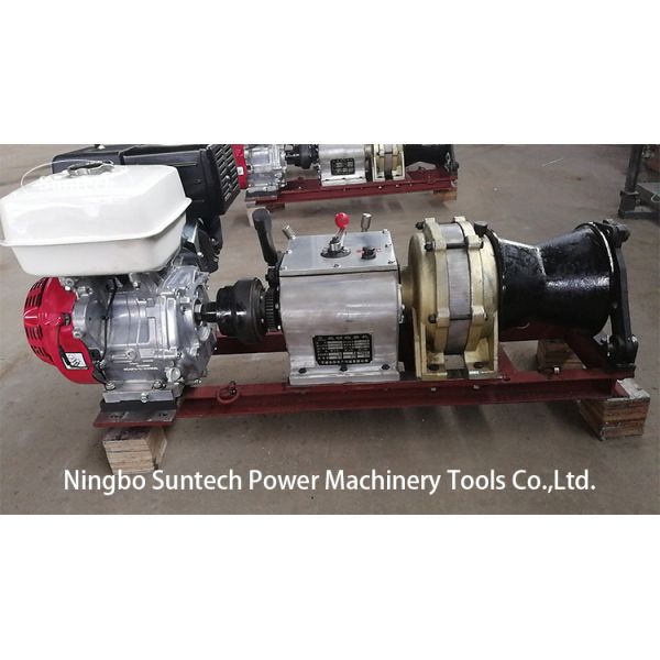 8 Ton HONDA / YAMAHA Petrol Engine Cable Winch For Line Construction Pulling Hoisting