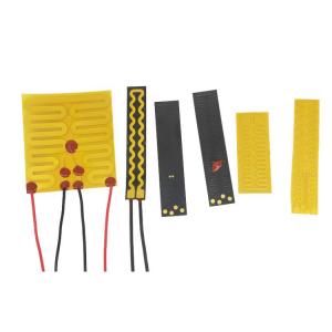  Electric Polyimide Heater Element Yellow Black Color For Hair Straightener Manufactures