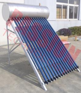  Stainless Steel Anti Freezing Heat Pipe Solar Water Heater With Intelligent Controller Manufactures