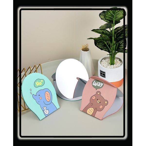 Customized LOGO Small Square Circle Dressing Makeup Mirror for Daily Occasions