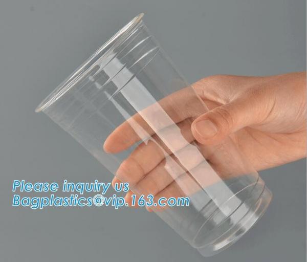 coffee cups with lids organic fancy disposable paper cup PLA,CPLA Biodegradable Flat Lid For Hot Cup, bagease bagplastic