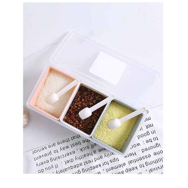 MSG Hygiene Rectangle Plastic PP Kitchen Seasoning Box
