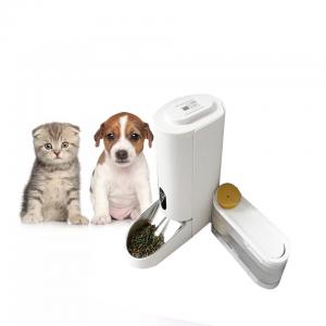  2023 Cat and Dog Intelligent Timing Automatic Pet Feeder with Quantitative Feeding Bowl Manufactures