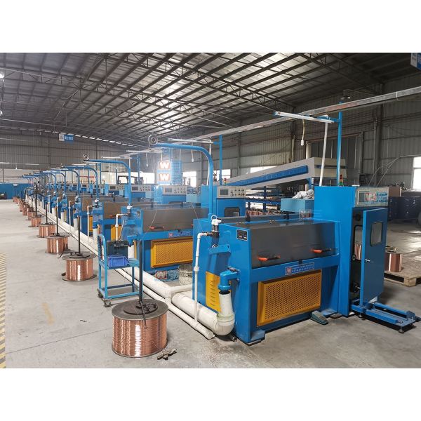 300mm Spool Fine Copper Wire Drawing Machine , Stepless Fine Wire Making Machine