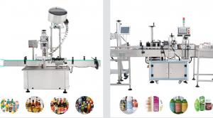  0.1KW Shampoo Capping Line Automatic Weighing Filling Machine Manufactures