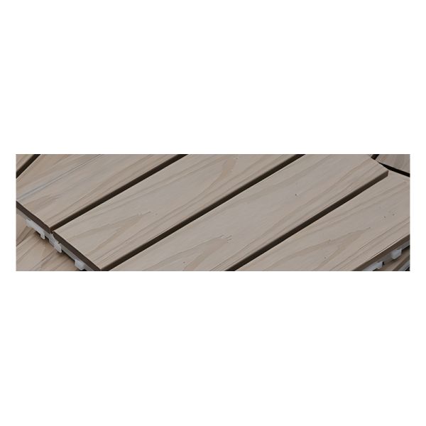 Stylish And Durable Wood Plastic Composite Decking Tile With Solid Structure