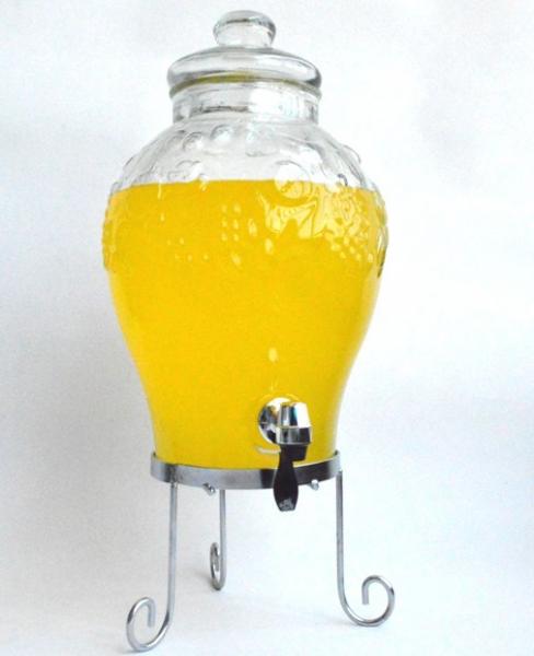 Quality glass juice / beverage dispensers for sale