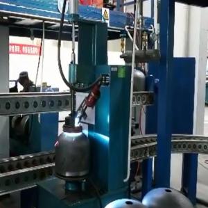 China LPG Gas Cylinder Steel Plate Longitudinal Seam Welding Equipment TIG MIG Seam Welding Machine on sale