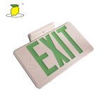 exit sign with emergency lighting rechargeable led light