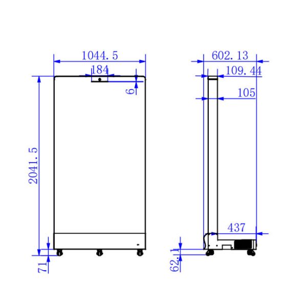 Big Size 77 Inch Standing Floor Touch Screen Oled Transparent Display Unit Showcase for Exhibition Hypermarket Shopping Mall museum
