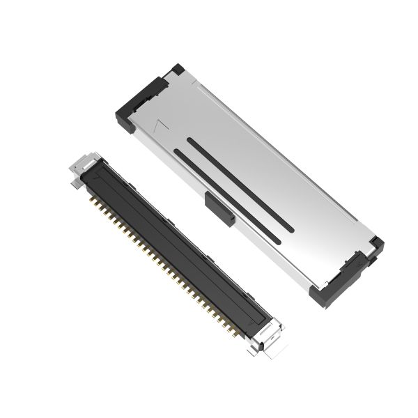 Quality 20437-030T-01 Horizontal mating type Micro-coaxial connector with mechanical lock 30Pin 40P 50P 0.4 mm pitch for sale