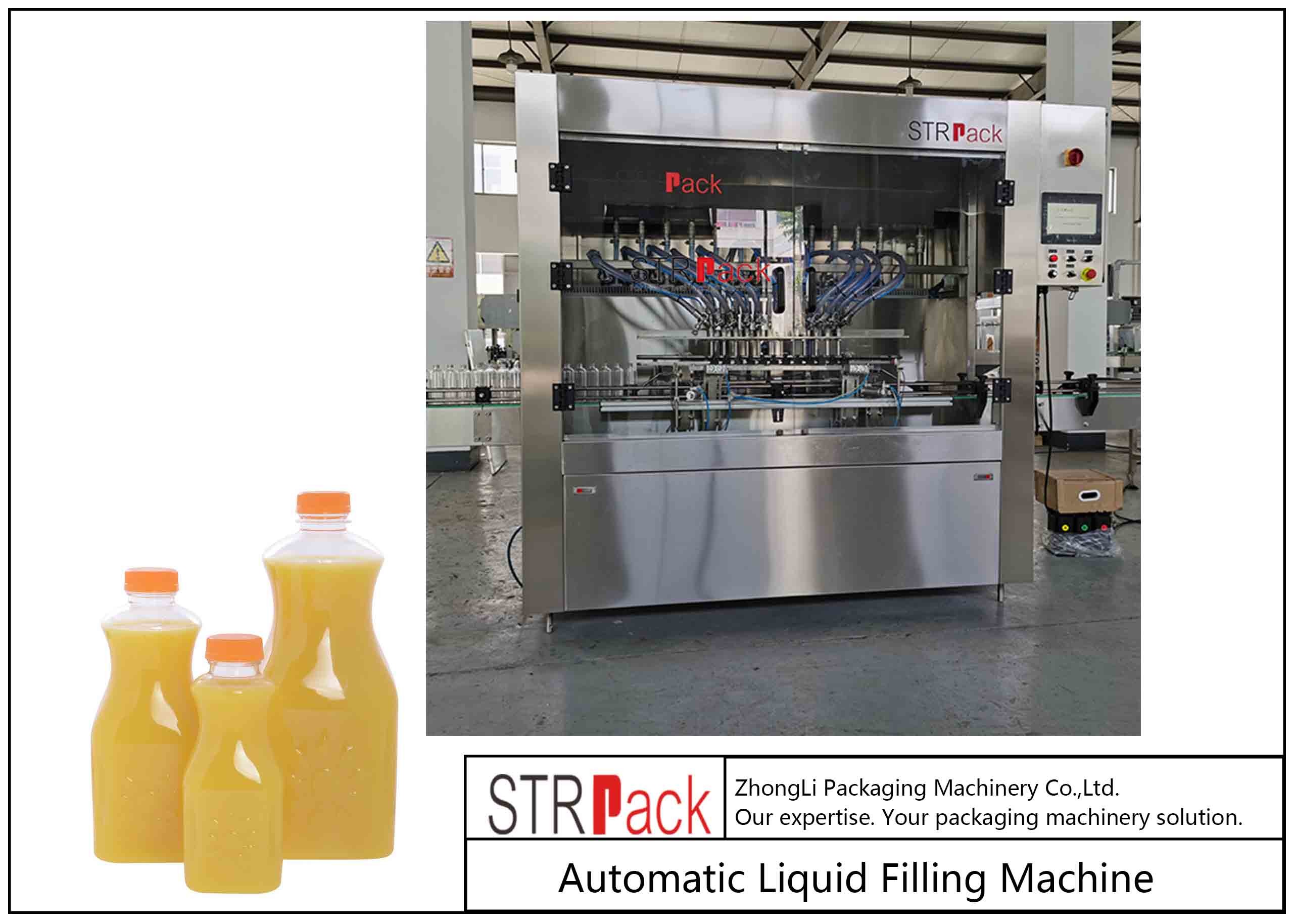 Customized Multifunctional Liquid Filling Machine For Juice / Spring / Paste