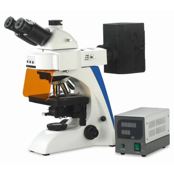 Integrated Dark Field Polarizing Lab Biological Microscope 4 Position