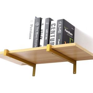 Industrial Floating Shelf Bracket with Single-Side Structure and Decorative