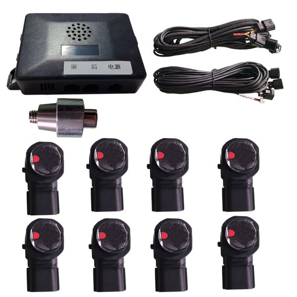 Ultrasonic Reverse Parking Sensor Detection System Wireless Front Rear Radar For Vehicles