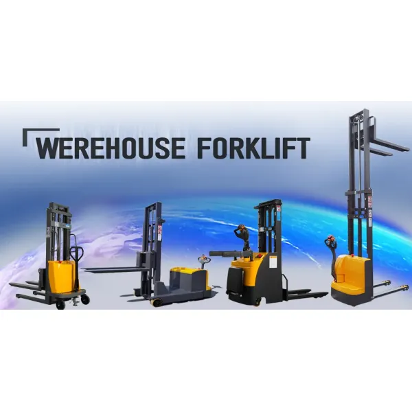 Hydraulic Loading Electric Pallet Stacker with Compact Structure for Narrow Aisle Operation