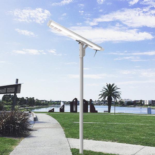 Quality Commercial Exterior WiFi Integrated Solar Street Light Aluminium Alloy for sale