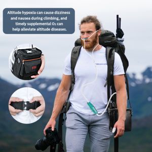 Mini Rechargeable O2 Portable Continuous Conveyo Compact Portable Oxygen