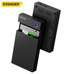 China ESSAGER ES-YP03 USB 3.0 SATA Hard Drive Enclosure with 5Gbps Speed Dual-protocol Boost and Widely Compatible for 2.5 3.5 Inch HDD SSD on sale China ESSAGER ES-YP03 USB 3.0 SATA Hard Drive Enclosure with 5Gbps Speed Dual-protocol Boost and Widely Compatible for 2.5 3.5 Inch HDD SSD on sale