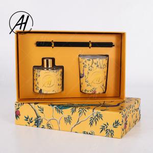 China AROMA HOME Luxury Reed Diffuser Natural Oil Air Freshener Scent Candles Gift Set on sale