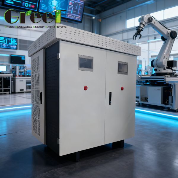 100 kW Rated Power On Grid Controller with Lithium-Ion Battery and LCD SMART