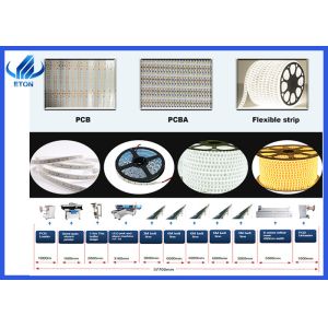 Roll to Roll RGB LED Flexible Strip Light SMT Placement Machine for PCB Size