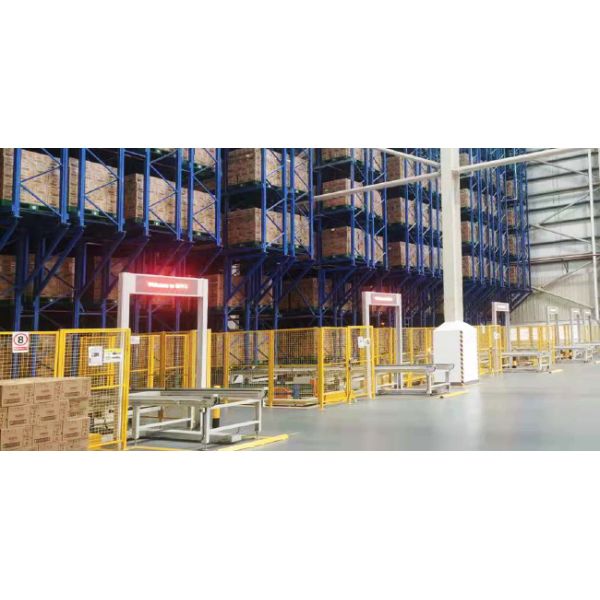 Double Deep pallet Stacker Crane ASRS, Floor Supported SRM(Storage Retrieval Machine), Automatic Storage And Retrieval System,Room Temperature