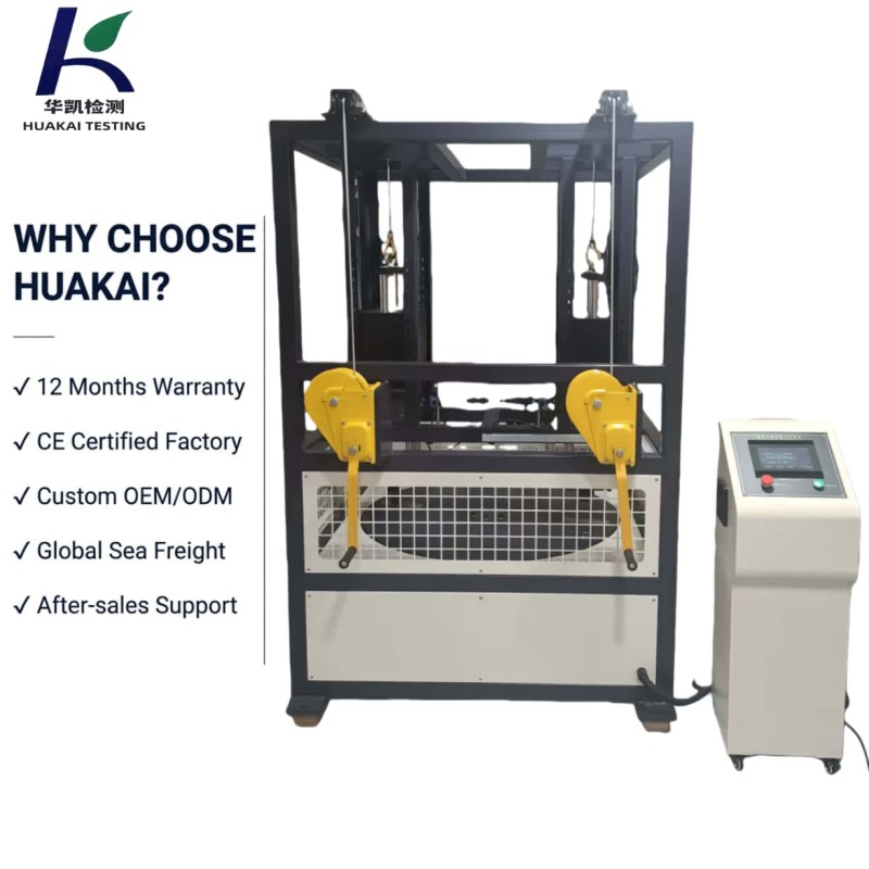 Computerized Caster Durability Testing Equipment Caster Walking Endurance Tester for Furniture Manufacturer QC