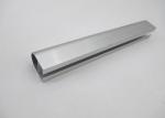Silver Glossy Outdoor Stair Aluminum Railing Profiles , Anodized Aluminum