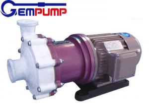 China ZMD Fluorine plastic self-priming magnetic pump red cast Iron / Industrial Centrifugal Pumps on sale