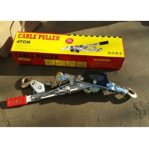 China 4 Ton Power Cable Hoist Puller With two Hook / Transmission Line Stringing Tools on sale