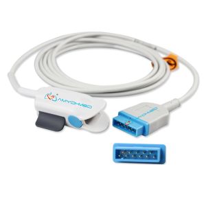 Reusable Amydi-med Spo2 Sensor for GE 11 Pin Finger Clip Wrap Spo2 Oxygen Sensor