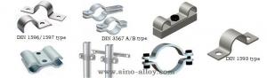 China Steel pipe clamps / flat steel pipe clamps/Metal pipe clamps according to DIN 3567-A/B on sale