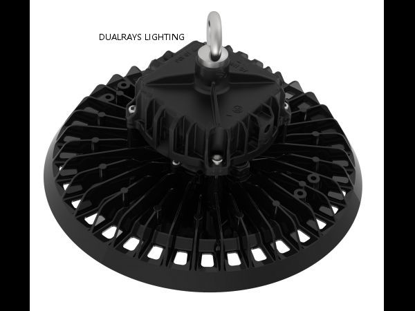Quality Industrial Warehouse DUALRAYS HB4 UFO LED High Bay Light with Pluggable Motion Sensor Convenient Stocking for sale