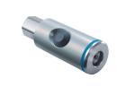 Industrial Interchange pushbutton safety coupling is designed for use with