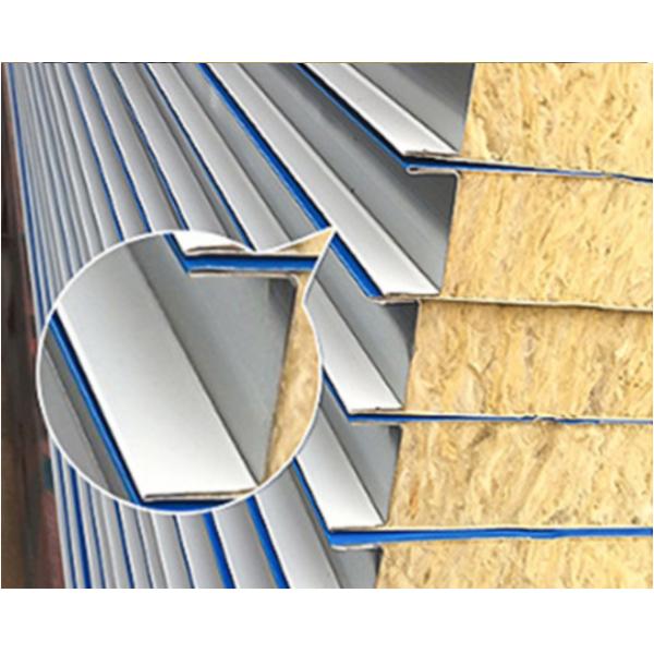 Polyurethane Decorative Fireproof Rockwool Roofing Puf Insulation Panels
