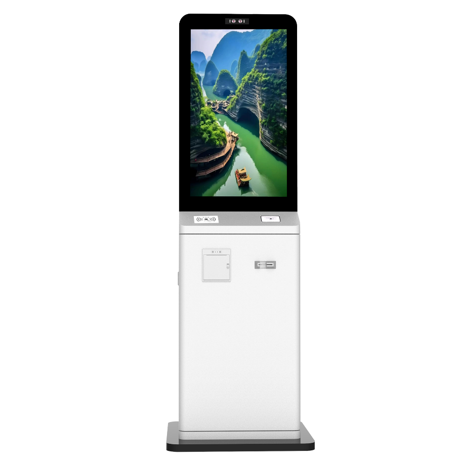 All-in-One Capacitive Touch Query Machine with Responsive Multi-Touch Advanced Facial Recognition and FHD Resolution Interactive Display