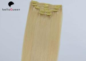  Unprocessed raw clip in hair extensions human hair , Grade 7a virgin hair Manufactures