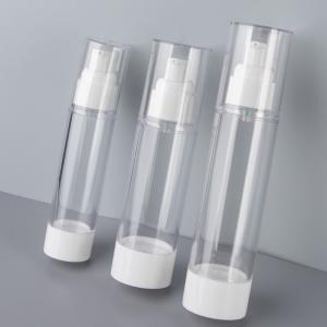  White Custom 15ml 30ml 50ml Airless Pump Bottles Eye Gel Face Serum Bottle Manufactures