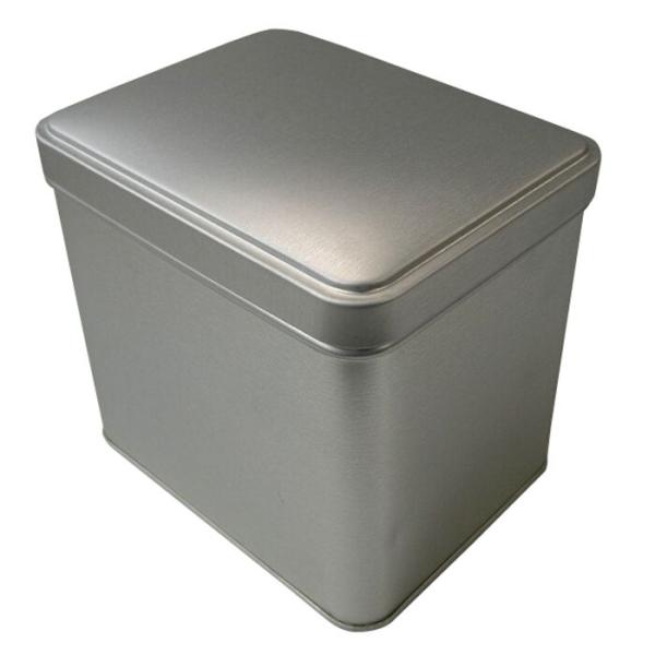 Promotion Rectangle Tin Box With Hinged Lid For Cigarette Package