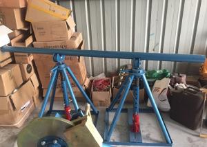 China Line Construction Wire Reel Stands , Ton Adjustable Cable Jack Stands on sale