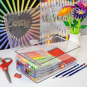 Organizer Bins- MultiPurpose & Versatile Stackable Cabinet Organizers Cosmetics, Laundry, Office Supplies