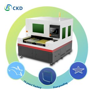  1-100kHz Splitting Laser Pulse Frequency Glass Cutting Machine with Rack And Pinion Transmission System Manufactures